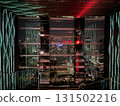 Prince Hotel Kioicho: Bar interior and night view from the window 131502216