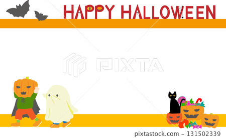 Halloween vector illustration frame Halloween vector illustration frame 131502339