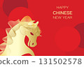 Happy Chinese New Year 2026 background. Year of the Horse. For cover, banner, website, envelope, social media post 131502578
