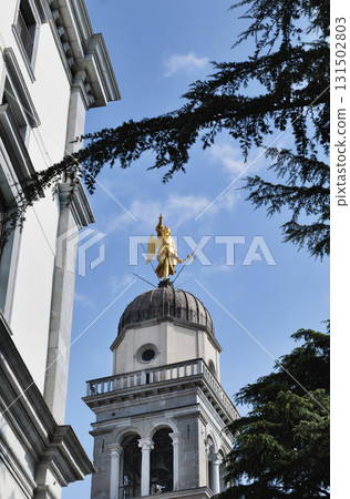 Udine , Italy , angel of the church of Santa Maria in Castello Udine , Italy , angel of the church of Santa Maria in Castello 131502803