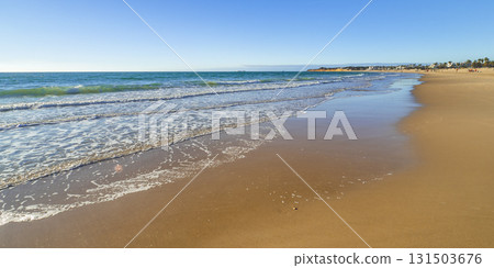 Beach of la Barrosa, Chiclana, Spain 131503676