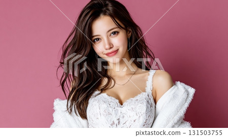 A portrait of a woman with a cute and mature atmosphere 131503755