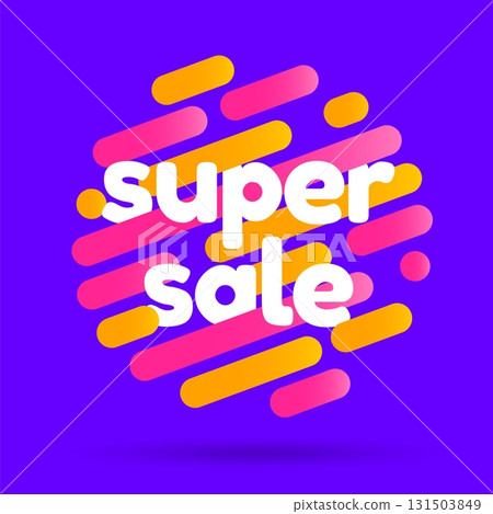 Sale banner template design. Special offer. Vector illustration. 131503849