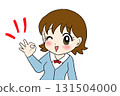 一名高中女生眨眼並豎起大拇指 131504000