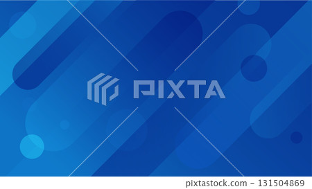Blue gradient background, abstract geometric pattern design, simple wallpaper for business and technology 131504869