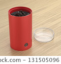 Red electric coffee grinder 131505096
