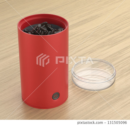 Red electric coffee grinder Red electric coffee grinder 131505096