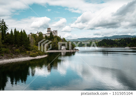 Niedzica Castle by Lake Czorszyn, Poland medieval waterside fortress Niedzica Castle by Lake Czorszyn, Poland medieval waterside fortress 131505104