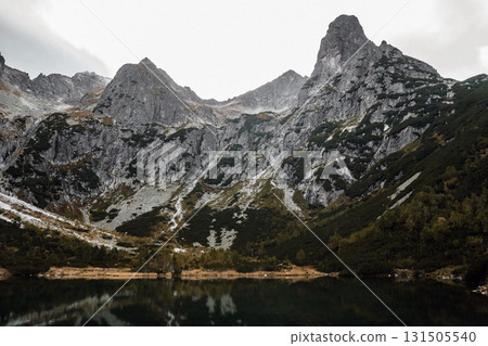 Zelene Pleso Lake in High Tatras, Slovakia Scenic Alpine View Zelene Pleso Lake in High Tatras, Slovakia Scenic Alpine View 131505540
