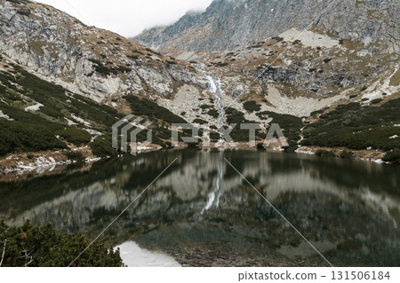 Velicke Pleso Lake in the Tatra Mountains, Slovakia tranquil alpine landscape Velicke Pleso Lake in the Tatra Mountains, Slovakia tranquil alpine landscape 131506184