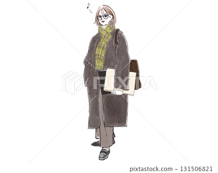 穿著大衣的女人 穿著大衣的女人 131506821