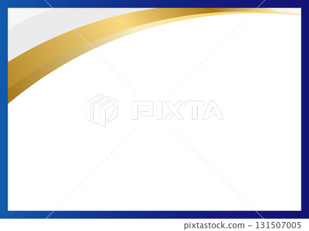 Blue and gold stylish business background 13 131507005