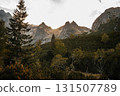 High Tatras mountain landscape in Slovakia peaceful and scenic nature 131507789