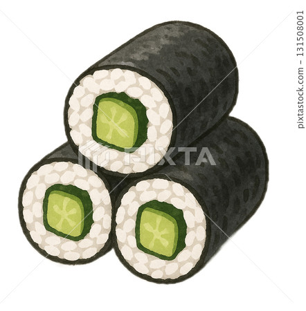 河童卷壽司插圖（3個） 131508001