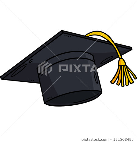 Graduation Cap Cartoon Colored Clipart Graduation Cap Cartoon Colored Clipart 131508493