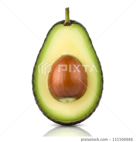 avocado isolated on white background 131508988