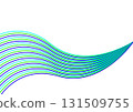 Abstract background image of flowing lines 131509755