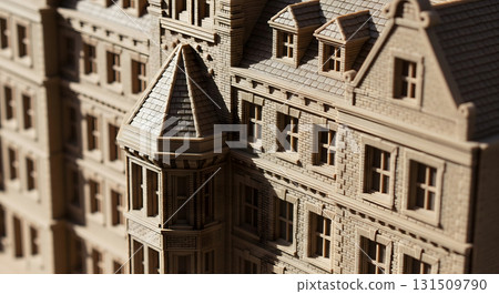 Detailed Architectural Model of a Historic Building 131509790