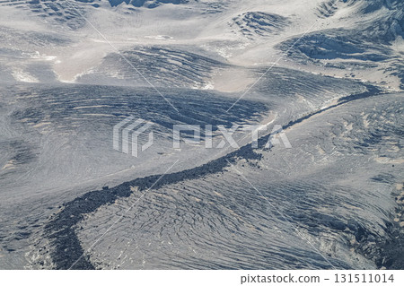 Glacier Crevasses and Moraine Glacier Crevasses and Moraine 131511014