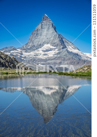 Matterhorn Reflection Alpine Lake 131511059