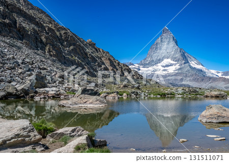 Matterhorn Reflection Alpine Lake 131511071