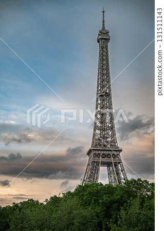 Eiffel Tower Seine River View 131511143