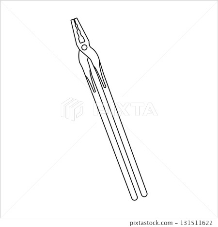 Blacksmiths clamping tool icon 131511622