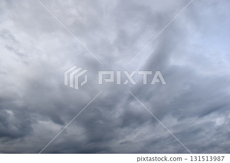 blue sky and white cloud background, cloudy in rainny season 131513987