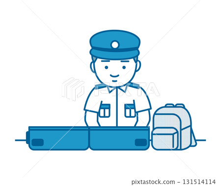 Airport baggage inspection Airport baggage inspection 131514114