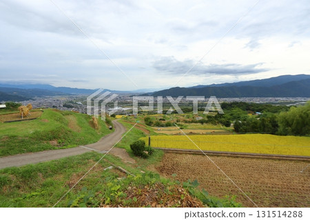 婆舍善光寺平原的秋景（梯田停車場） 131514288