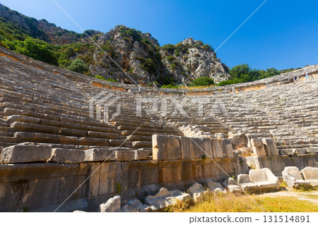Ruins of theater in Lycian ancient city Myra Ruins of theater in Lycian ancient city Myra 131514891