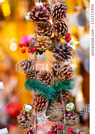 View of Christmas decorations View of Christmas decorations 131515409