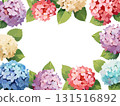 Hydrangea frame 131516892
