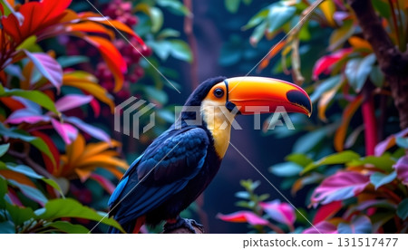 bird with blue bird 131517477