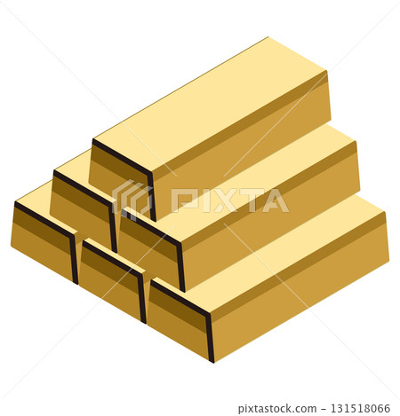 gold bar illustration gold bar illustration 131518066