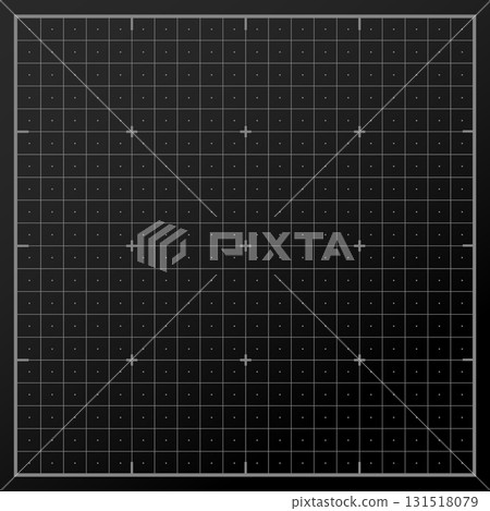 Blueprint black graph. Black grid for motion graphic, VFX tracking markers and video effects. Vector Illustration Blueprint black graph. Black grid for motion graphic, VFX tracking markers and video effects. Vector Illustration 131518079