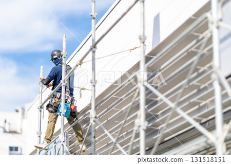 工地，楔型鷹架，鷹架，工人 131518151