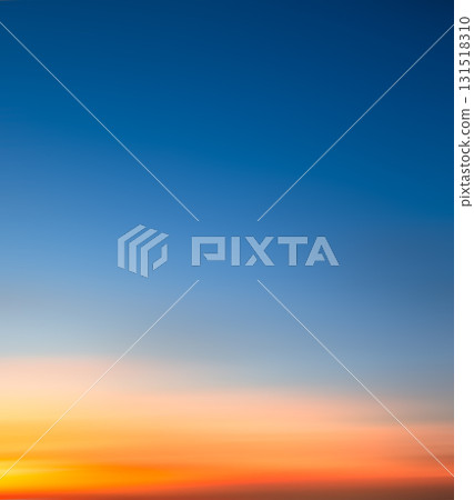 Sky Sunset Cloud Sunrise background Blue Gold Sun Clear Horizon Beauty Sunny Day Light View Clean Bright Cloudy Nature Summer Heaven Wallpaper Cloudscape Outdoor High Sunlight Fluffy Landscape. 131518310