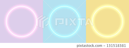 background abstract neon design modern digital texture circle futuristic gradient colorful minimal bright pattern wallpaper template style vibrant soft glow luminous aesthetic technology 131518381