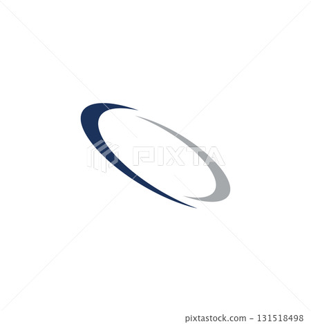 swoosh circle icon vector illustration swoosh circle icon vector illustration 131518498