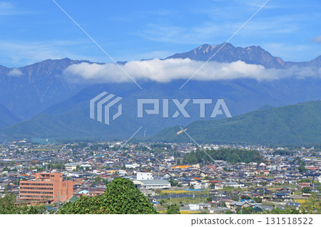 初秋的信濃大町北阿爾卑斯 131518522