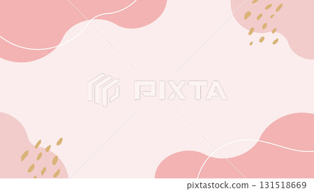 Stylish frame with fluid shape and design, 16:9 size Stylish frame with fluid shape and design, 16:9 size 131518669