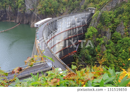 從豐平峽展望台眺望的定山湖和豐平峽水壩 131519850