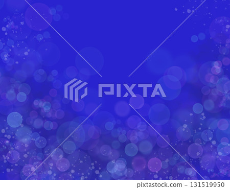 Background material Christmas glitter swirl of light blur navy blue purple soap bubbles gorgeous 131519950