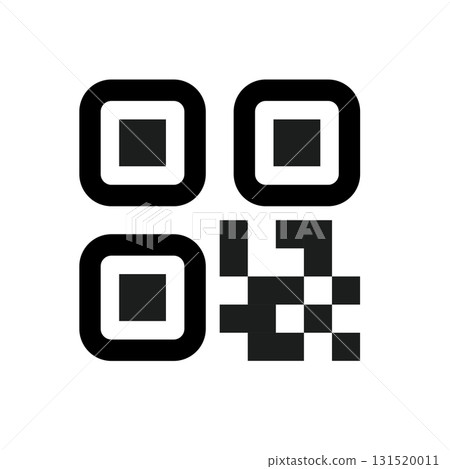 QR code, barcode icon 131520011