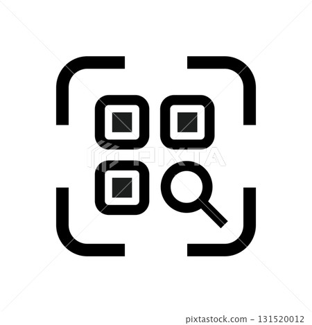 QR code, barcode icon 131520012