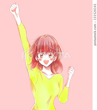 Woman raising her fist Woman raising her fist 131520141