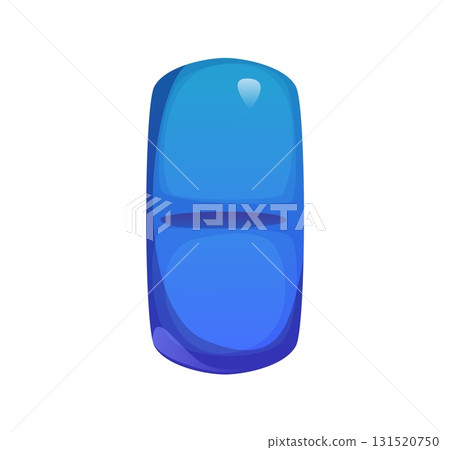 Healthcare font, drug pill or dragee digit 1 one. Hospital ABC font number, healthcare isolated cartoon vector typeface digit. Medicine pharmacy math typeface figure or alphabet type numeral symbol 131520750