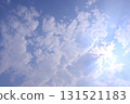透過雲層看到的藍天 131521183