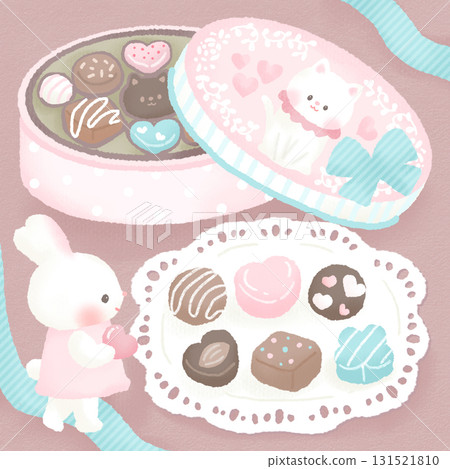 情人節_可愛巧克力罐頭 131521810